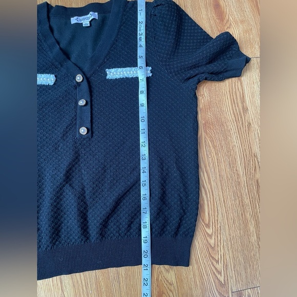 Nanette lepore vneck pearl sweater - Picture 6 of 8